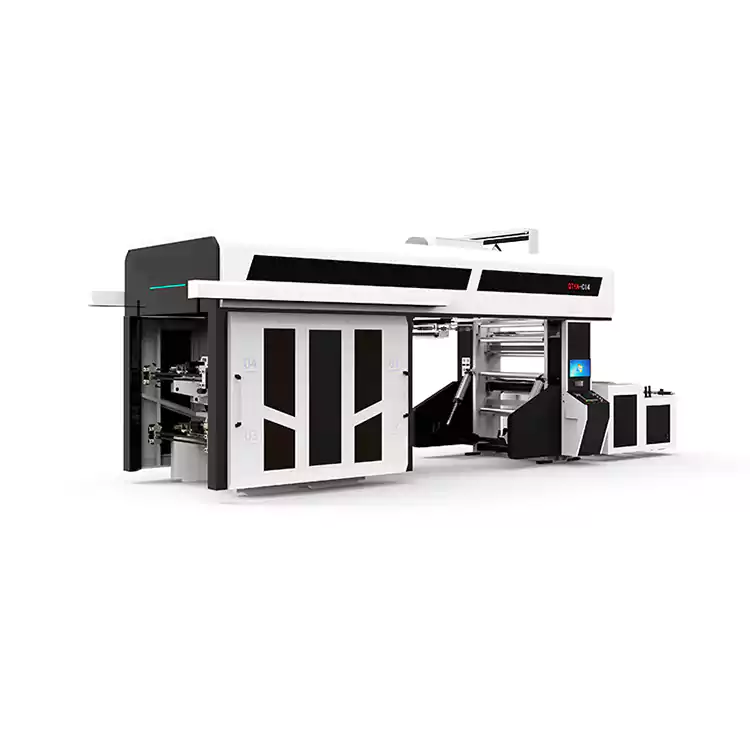 4-8 Colores Flexographic Ci Plastic Flexo Typographia Machina