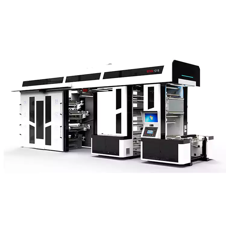 VIII Colores Flexographic Printing Presses nativus pro Shopping Pera Printing