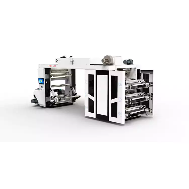 EXILIM Flexographic Printer Multiplex Colorum Plastic Pera Stack Type Typographia Machina